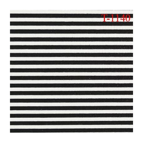 Tissu maillot de bain marine et blanc très haut gamme lycra élasthanne largeur 150 cm 200 grs au m2 prix pour 10 cm de longueur