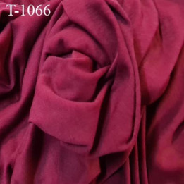Tissu coton jersey spécial lingerie fond de culotte lie de vin largeur 140 cm poids m2 100 gr  prix 10 cm de long par 140 cm