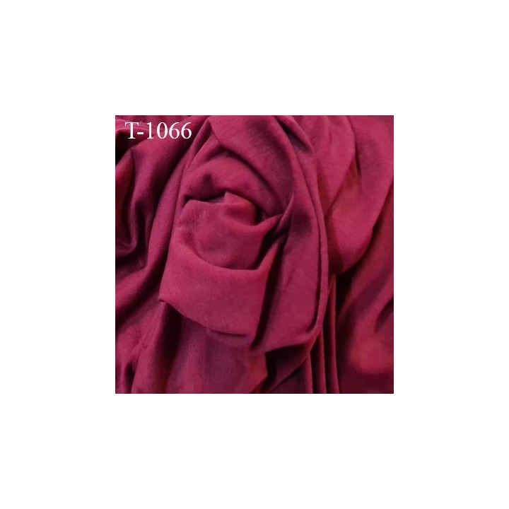 Tissu coton jersey spécial lingerie fond de culotte lie de vin largeur 140 cm poids m2 100 gr  prix 10 cm de long par 140 cm