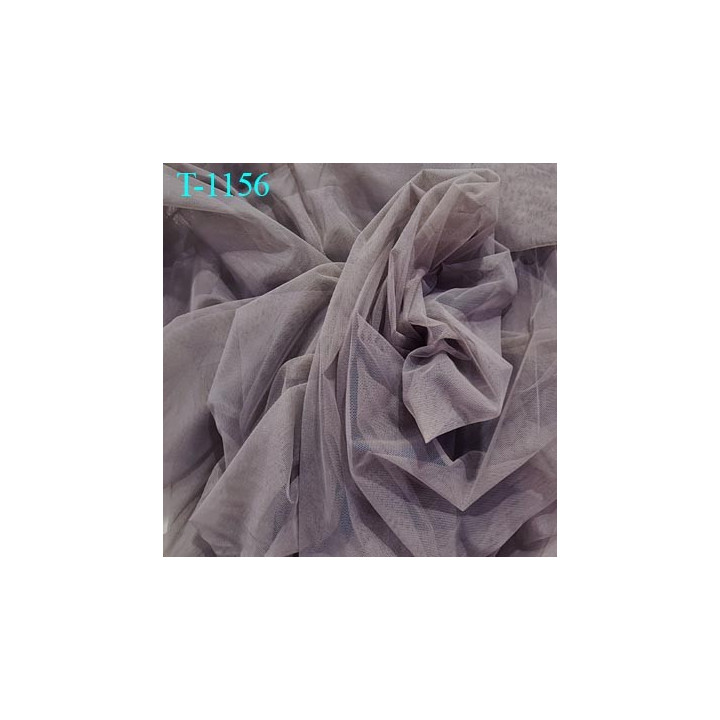 Marquisette tulle spécial lingerie haut de gamme 100% polyamide couleur taupe clair ou mastic largeur 150 cm prix pour 10 cm