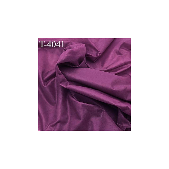 Marquisette tulle fixe ou doublure spécial lingerie haut de gamme polyamide couleur aubergine non extensible prix pour 1 mètre