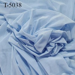 Powernet spécial lingerie extensible couleur bleu ciel haut de gamme largeur 195 cm prix pour 10 cm longueur