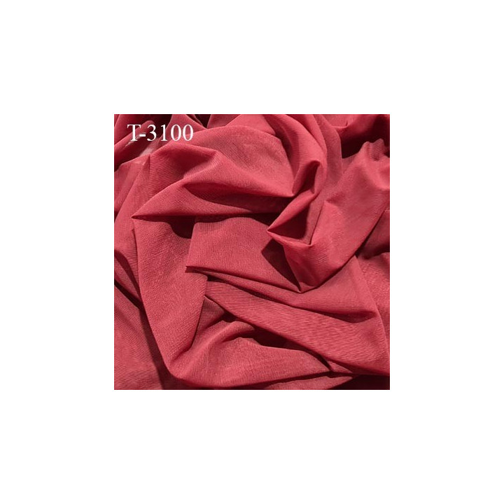 Powernet spécial lingerie extensible couleur rouge bordeaux haut de gamme largeur 150 cm prix pour 10 cm longueur