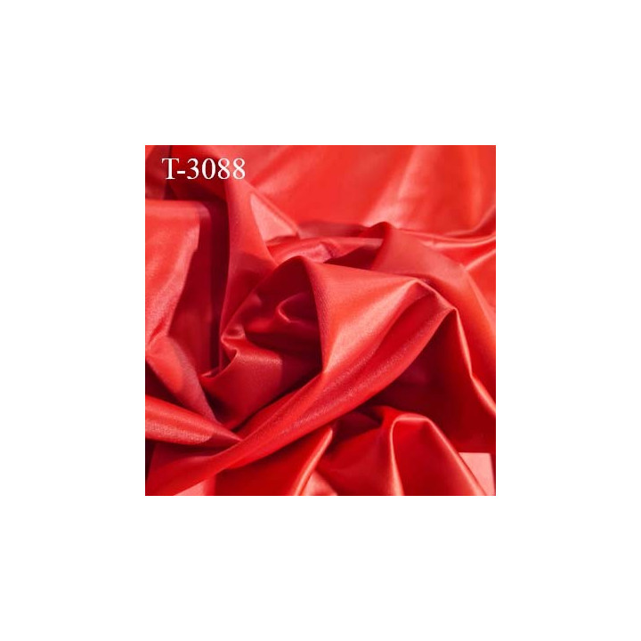 Tissu maillot de bain  rouge vif haut de gamme lycra élasthanne largeur 92 cm 260 grs au m2 prix pour 10 centimètres de longueur