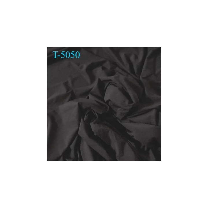 Tissu lingerie et bain fin haut de gamme lycra élasthanne couleur marron foncé largeur 180 cm 150 grs au m2