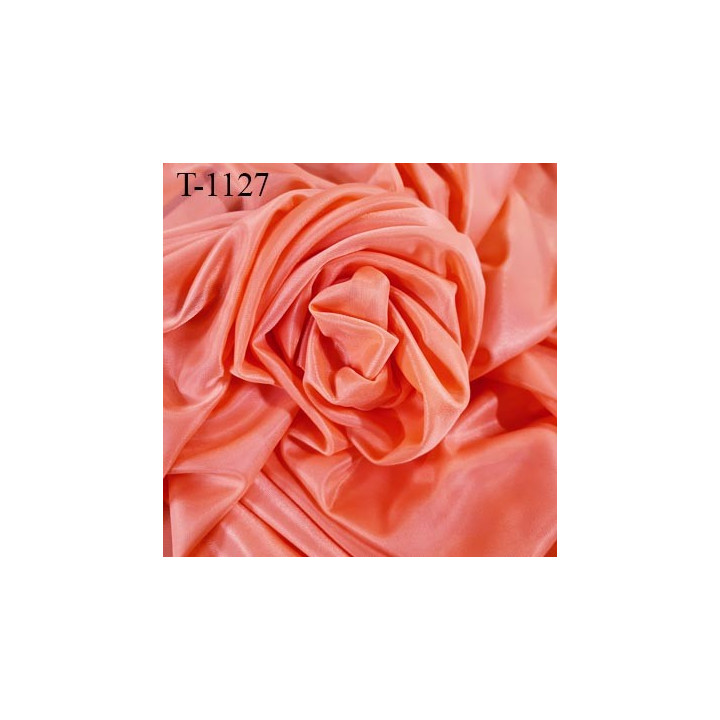 Tissu doublure très haut de gamme  largeur 175 cm couleur corail prix pour 10 cm de long et 175 cm de large