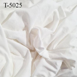 Tissu coton jersey spécial lingerie fond de culotte naturel extra doux largeur 150 cm poids m2 100 gr  prix 10 cm  par 150 cm