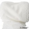 Dentelle 23 cm non extensible très haut de gamme largeur 23 cm couleur naturel prix au mètre