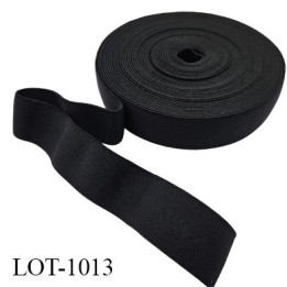 élastique 30 mm aspect velours spécial lingerie, sport très belle qualité  anthracite doux certifié oeko tex prix au mètre