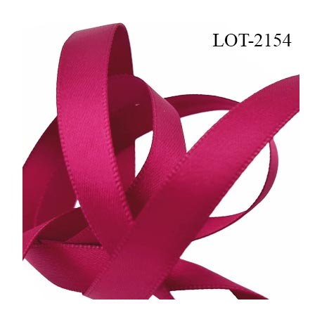 Le lot de 10 mètres Galon ruban 9 mm satin couleur fuchsia foncé double face très solide largeur 9 mm