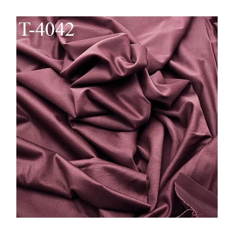 Tissu bain et lingerie couleur lie de vin bordeaux très haut de gamme lycra élasthanne largeur 175 cm 230 grs au m2