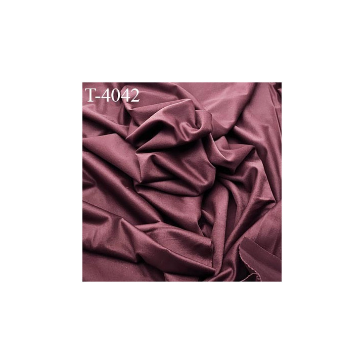 Tissu bain et lingerie couleur lie de vin bordeaux très haut de gamme lycra élasthanne largeur 175 cm 230 grs au m2