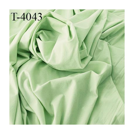 Tissu bain et lingerie couleur vert haut de gamme lycra élasthanne largeur 175 cm 125 grs au m2 très doux grande élasticité