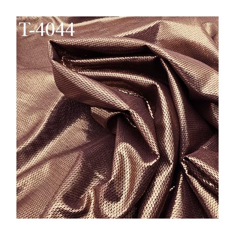 Tule spécial lingerie extensible dans les 2 sens couleur bronze haut de gamme largeur 145cm trop trop beau
