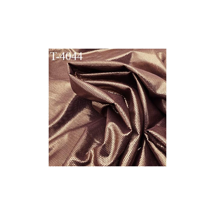 Tule spécial lingerie extensible dans les 2 sens couleur bronze haut de gamme largeur 145cm trop trop beau