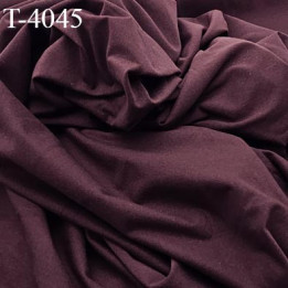 Tissu bain et lingerie couleur bordeaux haut de gamme lycra élasthanne largeur 180 cm 125 grs au m2  très doux  belle élasticité