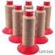 Le lot de 6 Cones de 2500 m fil mousse polyamide n° 120 couleur chair bobiné en France