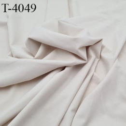 Tissu lingerie bain sport autres lycra élasthanne couleur crème superbe largeur 140 cm 165 grs m2 haut de gamme prix au mètre