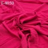 Tissu coton et synthétique jersey spécial lingerie fond de culotte couleur framboise doux largeur 130 cm