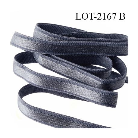 Le lot de 10 mètres Elastique 10 mm spécial lingerie, sport couleur gris très beau doux