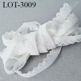 Le lot de 10 mètres d'élastique picot 10 mm lingerie culotte souple fin blanc