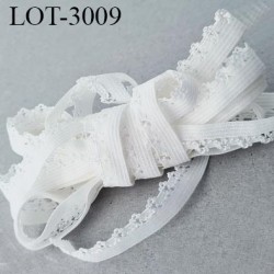 Le lot de 10 mètres d'élastique picot 10 mm lingerie culotte souple fin blanc