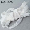 Le lot de 10 mètres d'élastique picot 10 mm lingerie culotte souple fin blanc