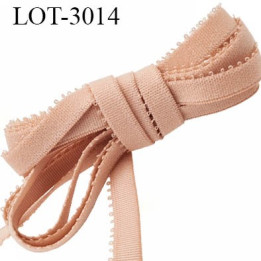 Le lot de 10 mètres Elastique lingerie 10 mm picot haut de gamme rosé chair largeur 10 mm allongement +80% forte élasticité