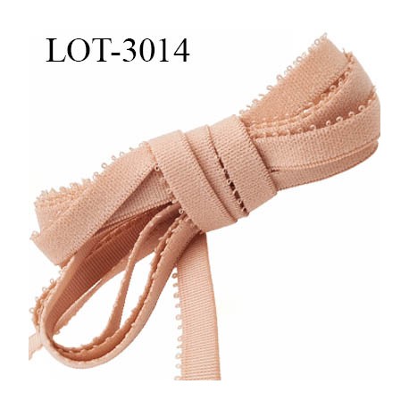Le lot de 10 mètres Elastique lingerie 10 mm picot haut de gamme rosé chair largeur 10 mm allongement +80% forte élasticité