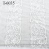 dentelle brodé sur tulle non extensible vert lagon haut gamme largeur 135 cm prix pour 10 cm de long et 135 cm de largeur