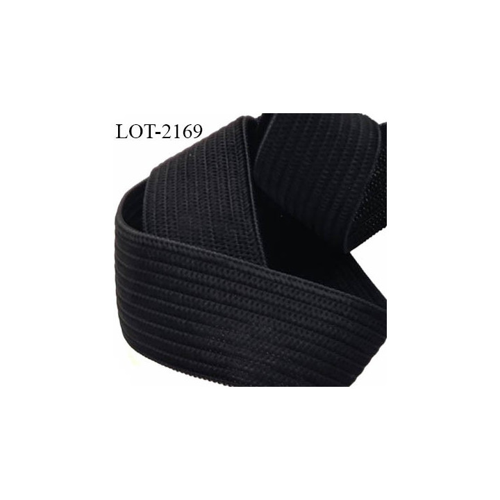 Le lot de 25 Mètres élastique 20 mm couleur noir couture et autres prix pour 25 mètres