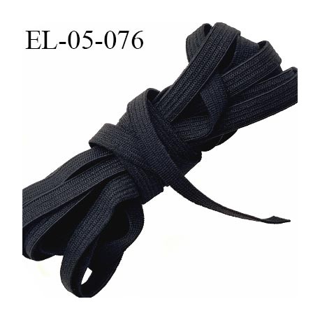 Elastique 5.5 mm spécial lingerie culotte et autres Eco Tex lavable 60° couleur noir prix au mètre