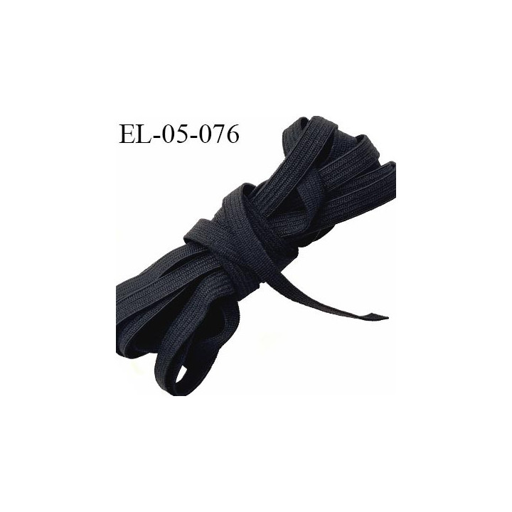 Elastique 5.5 mm spécial lingerie culotte et autres Eco Tex lavable 60° couleur noir prix au mètre