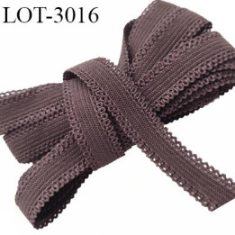 Elastique lingerie 10 mm picot haut de gamme couleur bleu nuit largeur 10 mm élasticité +160% prix au mètre
