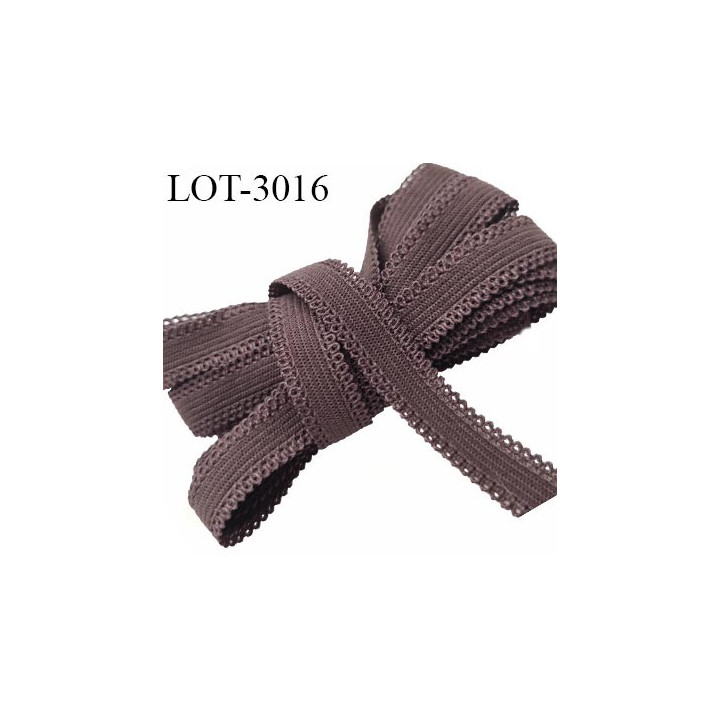 Le lot de 10 mètres Elastique lingerie 11 mm picot haut de gamme couleur taupe largeur 11 mm allongement +80% forte élasticité