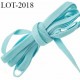 Le lot de 10 mètres Elastique 5 mm très doux couleur lagon allongement + 100 % forte élasticité largeur 5 mm