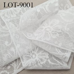 Le lot de 10 mètres Dentelle Elastique 60 mm couleur naturel allongement + 100 % forte élasticité fabriqué en FRANCE