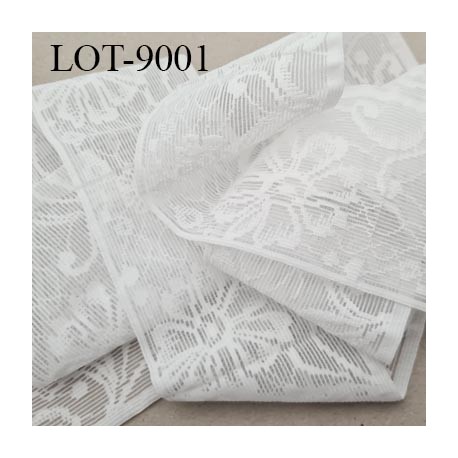 Le lot de 10 mètres Dentelle Elastique 60 mm couleur naturel allongement + 100 % forte élasticité fabriqué en FRANCE