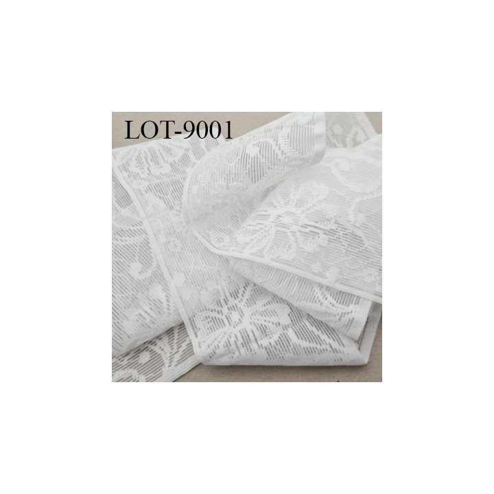 Le lot de 10 mètres Dentelle Elastique 60 mm couleur naturel allongement + 100 % forte élasticité fabriqué en FRANCE
