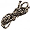 Cordon ou lacet 4 mm synthétique très très solide couleur beige et marron diamètre 4 mm prix au mètre