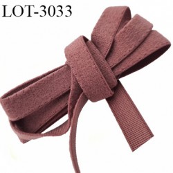 Le lot de 10 mètres d'élastique plat largeur 10 mm couleur rose dusty fabriqué en FRANCE