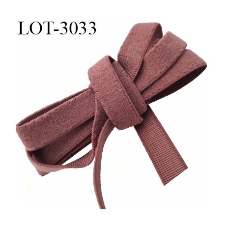 Le lot de 10 mètres d'élastique plat largeur 10 mm couleur rose dusty fabriqué en FRANCE