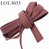 Le lot de 10 mètres d'élastique plat largeur 10 mm couleur rose dusty fabriqué en FRANCE