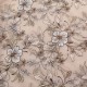 Dentelle brodé sur tulle non extensible couleur beige avec des fleurs très haut de gamme largeur 140 cm prix pour 1 mètre