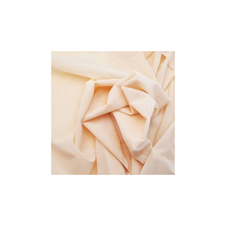 Powernet spécial lingerie extensible by stretch couleur chair clair haut de gamme largeur 165 cm