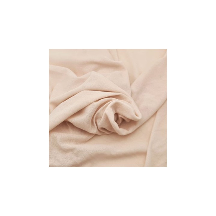 Tulle fixe maille très haut de gamme  largeur 165 cm couleur chair rosé prix pour 1 mètre