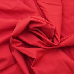 Tissu lycra élasthanne rouge haut de gamme 175 gr au m2  140 cm de large prix au mètre
