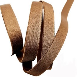 copie de Le lot de 10 mètres d'élastique 13 mm lingerie un coté doux haut  gamme couleur bronze forte élasticité