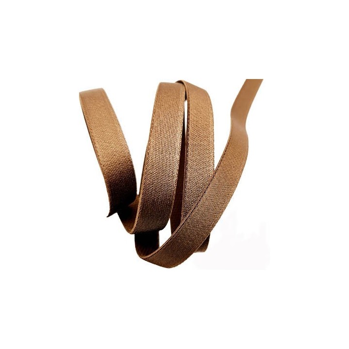 copie de Le lot de 10 mètres d'élastique 13 mm lingerie un coté doux haut  gamme couleur bronze forte élasticité