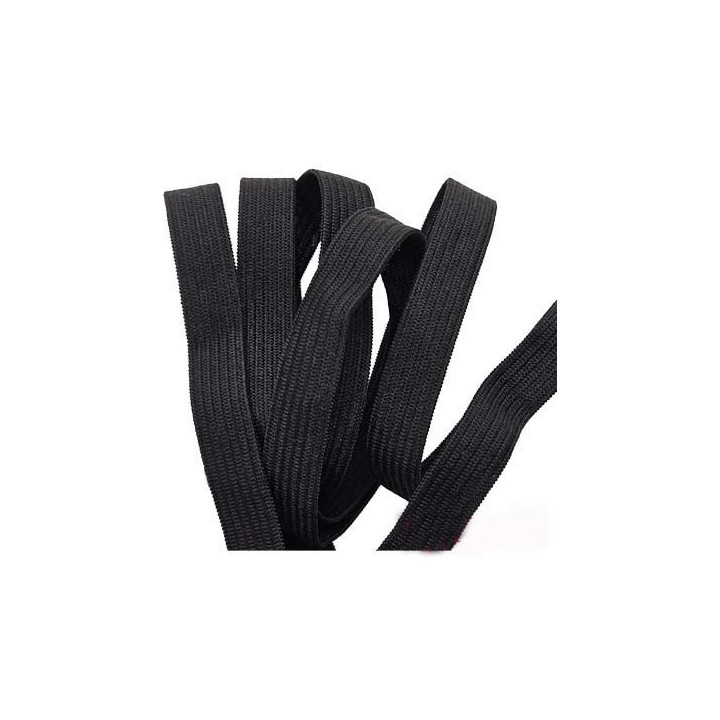 Le lot de 10 Mètres Elastique couture noir largeur 10 mm allongement + 100% bonne élasticité souple